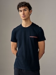 Emporio Armani Black T-Shirts 2 Pack - Image 1 of 4