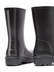 FitFlop Kids Junior Wonderwelly Pearlized Rain Black Wellies - Image 3 of 4