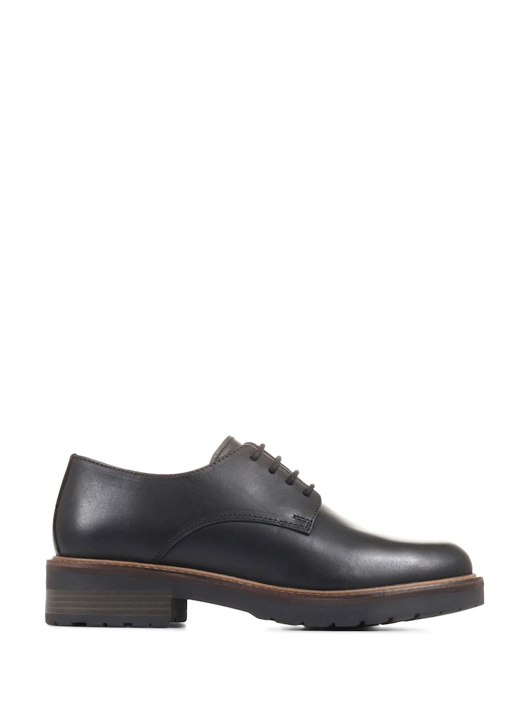 Jones Bootmaker Mimi Smart Lace-Up Black Shoes - Image 1 of 5