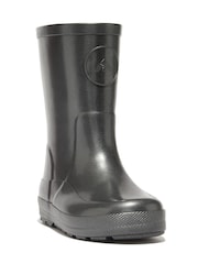 Fitflop Kids Wonderwelly Toddler Pearlized Rain Black Wellies - Image 2 of 4