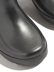 Fitflop Kids Wonderwelly Toddler Pearlized Rain Black Wellies - Image 4 of 4