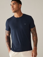 Marineblau - Emporio Armani T-Shirts im 2er Pack - Bild 2 von 7