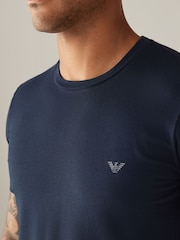 Marineblau - Emporio Armani T-Shirts im 2er Pack - Bild 5 von 7