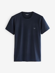 Marineblau - Emporio Armani T-Shirts im 2er Pack - Bild 6 von 7