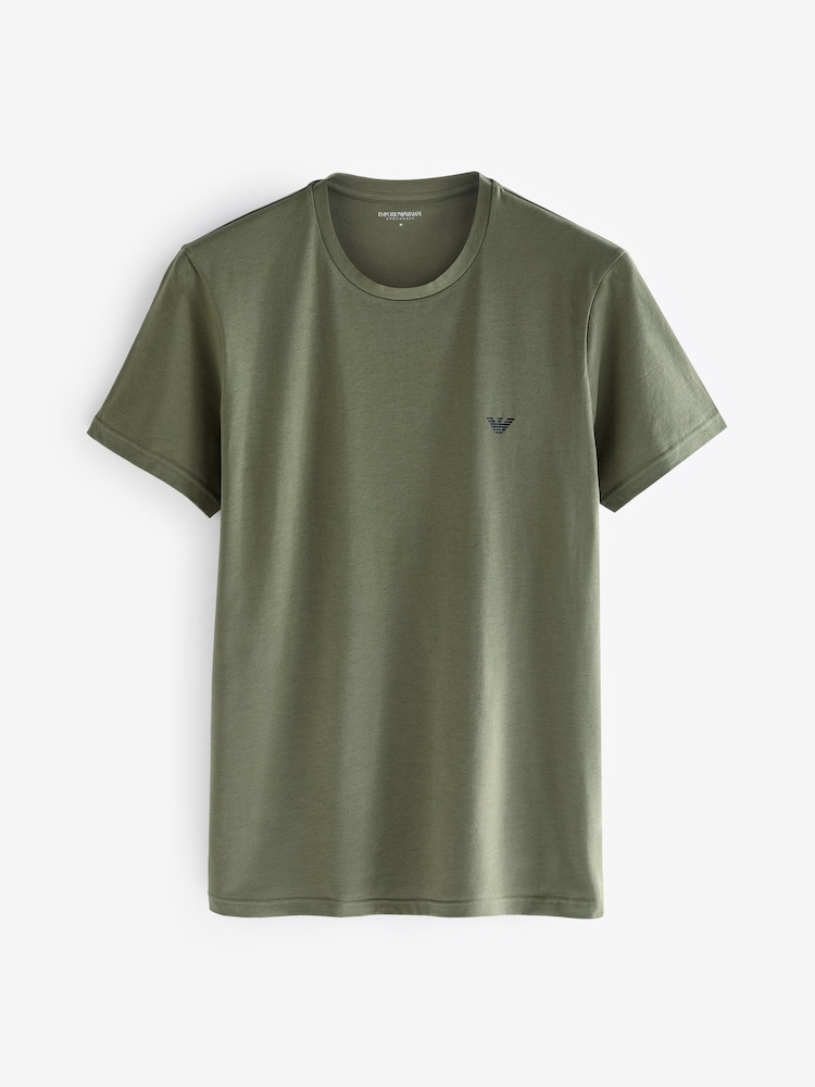 Marineblau - Emporio Armani T-Shirts im 2er Pack - Bild 7 von 7