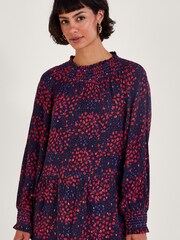 Monsoon Blue Metallic Spot Top - Image 1 of 5