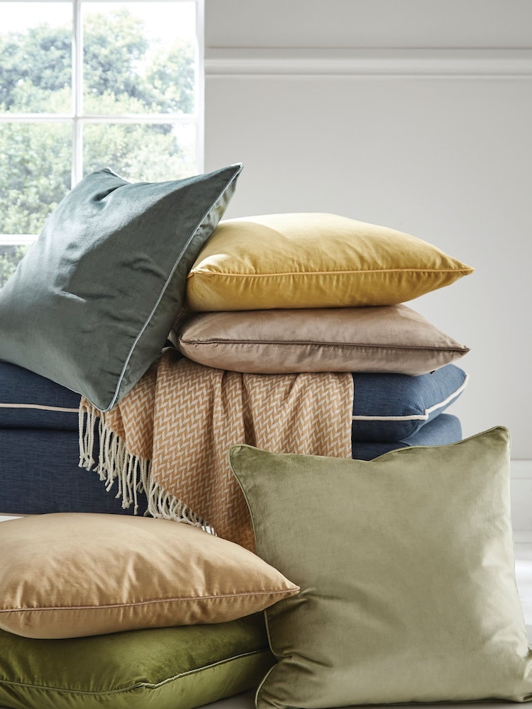 Laura Ashley Truffle Square Nigella Cushion - Image 2 of 3