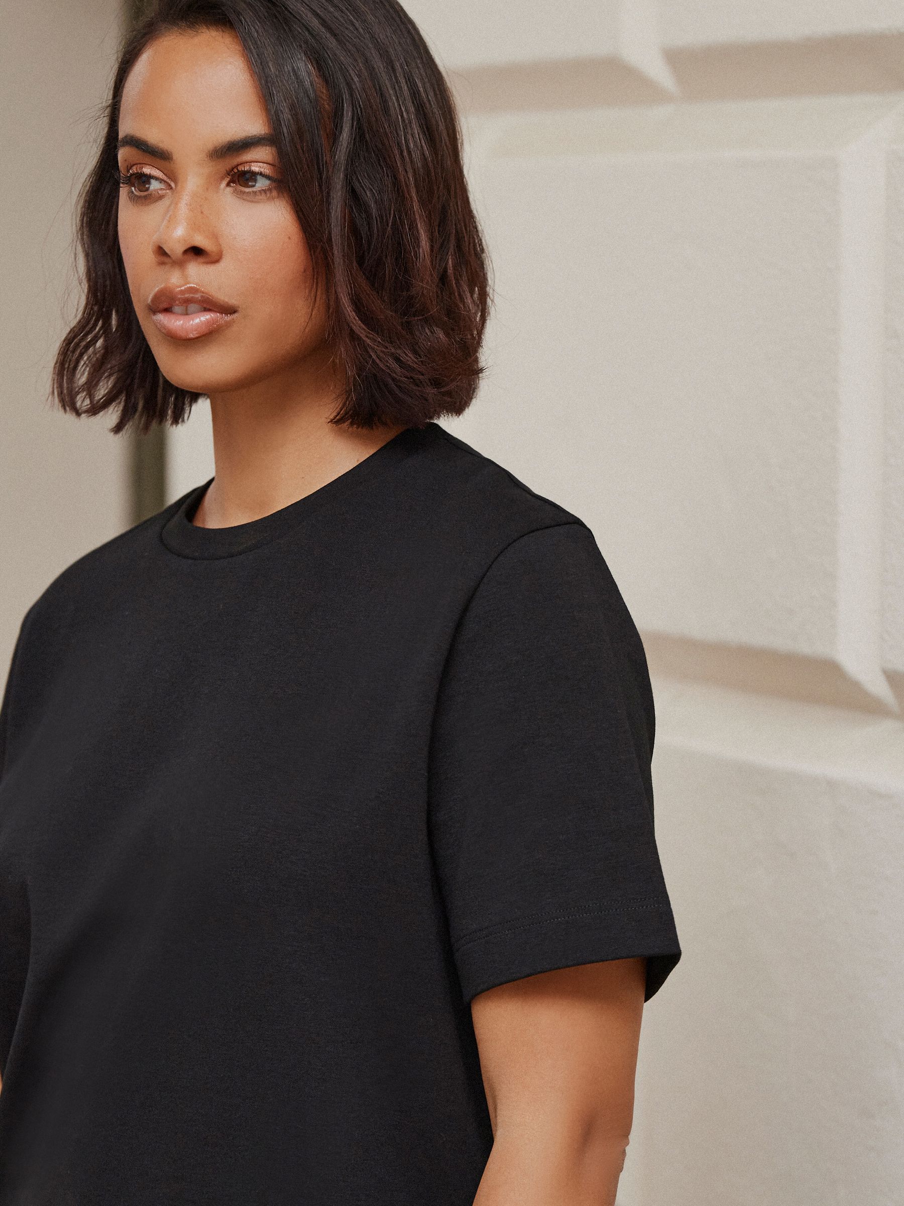 【2024年】高評価レビューアイテム特集 Black Buy Heavyweight from T-Shirt Neck Crew Sleeve Short トップス