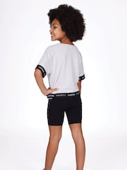 Pineapple Black Heart Stud Cycling Shorts - Image 2 of 5