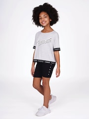 Pineapple Black Heart Stud Cycling Shorts - Image 3 of 5