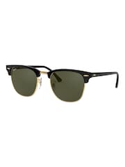 Черный - Большие солнцезащитные очки Ray-Ban Clubmaster - Image 3 of 12