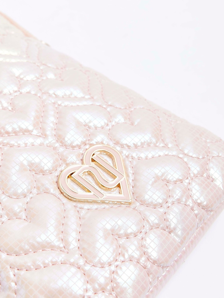 River Island Pink Girls Nylon Heart iPad Case - Image 4 of 4 River Island Pink Girls Nylon Heart iPad Case - Image 4 of 4