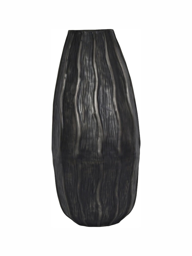 Libra Interiors Black Pelham Tall Vase 50cm - Image 2 of 4