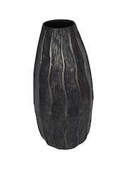 Libra Interiors Black Pelham Tall Vase 50cm - Image 3 of 4