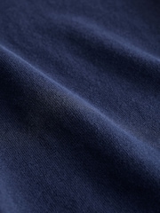 Black/Navy Blue Regular Fit Knitted Polo Shirts 2 Pack - Image 12 of 12
