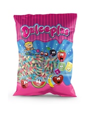 Treat Kitchen Sugared Neon Gummy Worms sweets 1 Kilo Bag - Image 1 of 3
