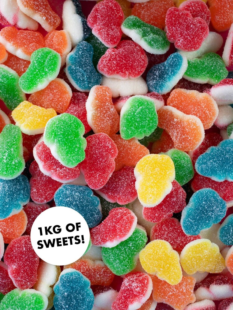 Treat Kitchen Sugared Frog Shaped Gummy Sweets 1 kilo Bag - Image 3 of 3 Treat Kitchen Sugared Frog Shaped Gummy Sweets 1 kilo Bag - Image 3 of 3