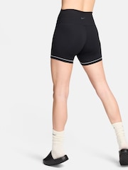 Nike Black One High Waisted 5 Cycling Shorts - Image 2 of 8