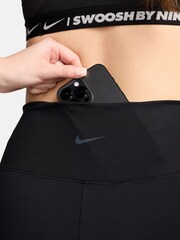 Nike Black One High Waisted 5 Cycling Shorts - Image 8 of 8
