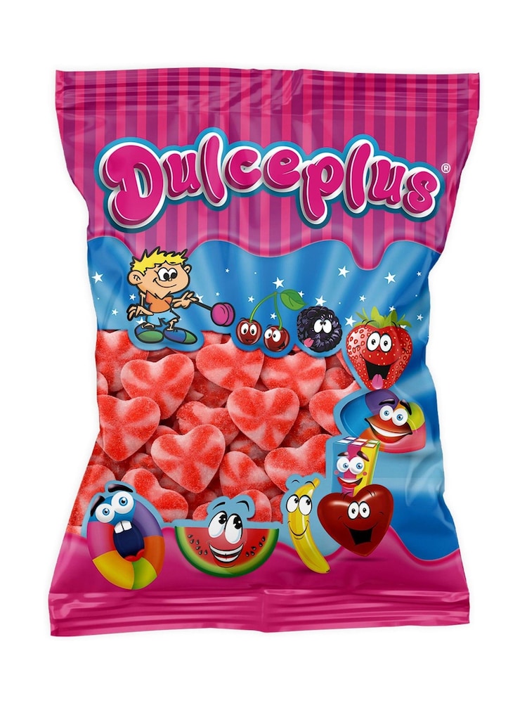 Treat Kitchen Sugared Twist Heart Shaped Gummies 1 kilo Bag - Image 1 of 3 Treat Kitchen Sugared Twist Heart Shaped Gummies 1 kilo Bag - Image 1 of 3
