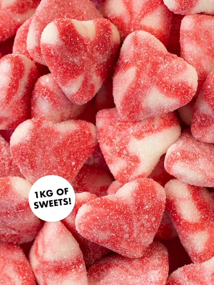 Treat Kitchen Sugared Twist Heart Shaped Gummies 1 kilo Bag - Image 3 of 3 Treat Kitchen Sugared Twist Heart Shaped Gummies 1 kilo Bag - Image 3 of 3