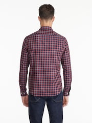 UNTUCKit Blue Dark Wrinkle-Free Slim Fit Cheny 100% Cotton Shirt - Image 2 of 5