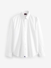 UNTUCKit White Lilly 100% Cotton Wrinkle-Free Relaxed Fit Las Cases Shirt - Image 4 of 4