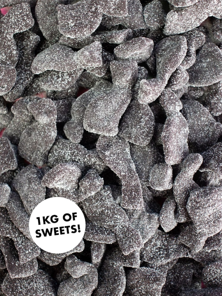 Treat Kitchen Sugared Liquorice Cat shaped gummies 1 kilo Bag - Image 3 of 3