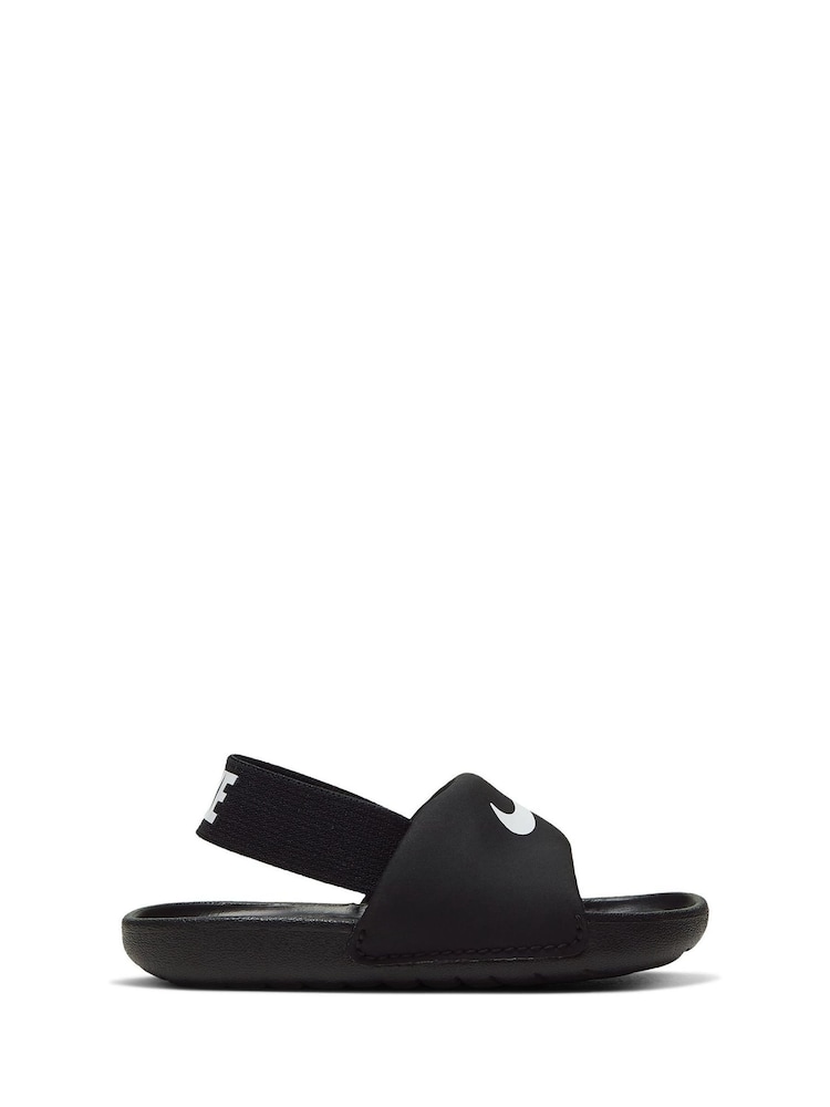 Nike Black/White Infant Kawa Sandals - Image 1 of 7