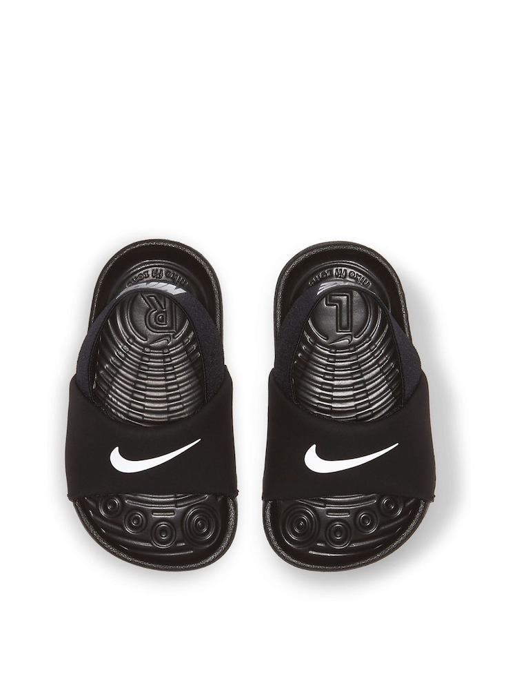 Nike Black/White Infant Kawa Sandals - Image 6 of 7