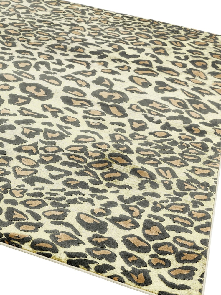 Asiatic Rugs Yellow Quantam Leopard Rug - Image 2 of 5 Asiatic Rugs Yellow Quantam Leopard Rug - Image 2 of 5