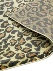 Asiatic Rugs Yellow Quantam Leopard Rug - Image 4 of 5