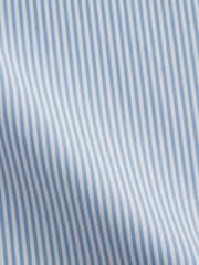 TM Lewin Blue Slim Fit Non-Iron Regular Bengal Single Cuff Shirt - Image 8 of 8