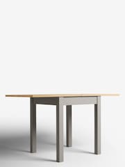 Dove Grey Oak Effect 4 to 6 Seater Foldable Extending Dining Table - Image 10 of 10