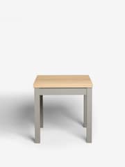 Dove Grey Oak Effect 4 to 6 Seater Foldable Extending Dining Table - Image 3 of 10