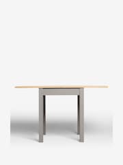 Dove Grey Oak Effect 4 to 6 Seater Foldable Extending Dining Table - Image 8 of 10