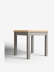 Dove Grey Oak Effect 4 to 6 Seater Foldable Extending Dining Table - Image 9 of 10
