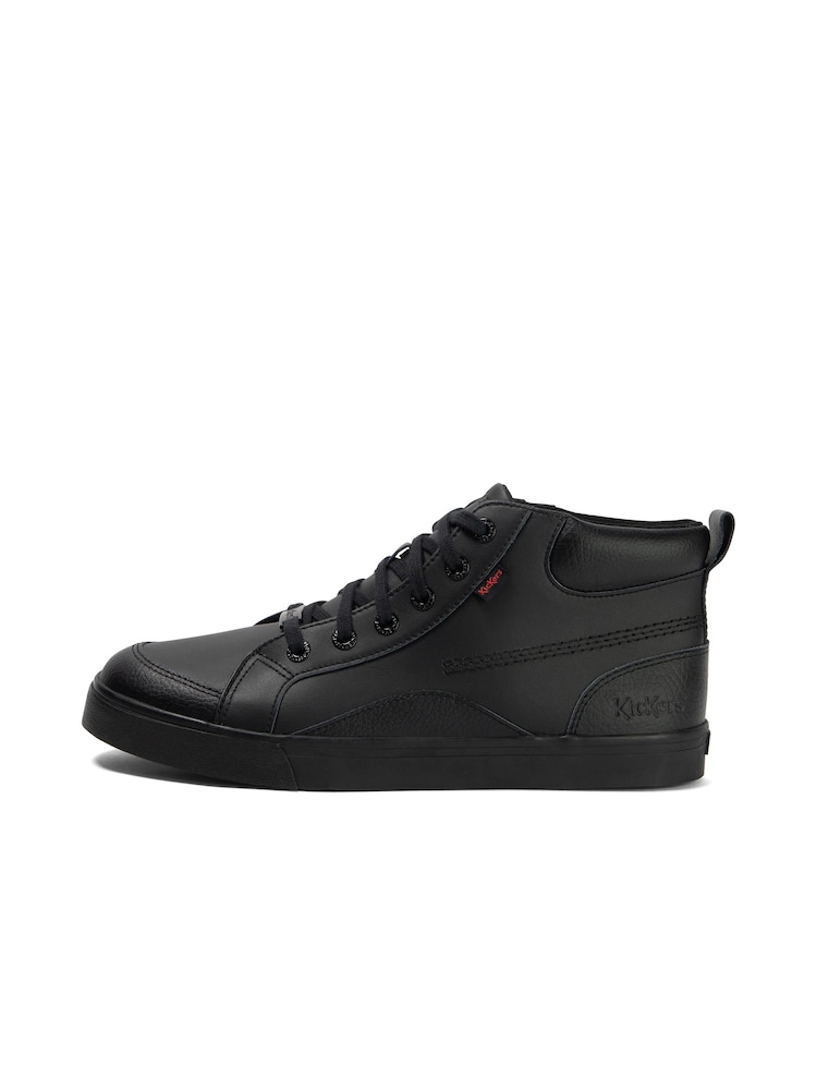 Kickers Black Mens Adult Tovni Hi Mix Shoes - Image 2 of 6