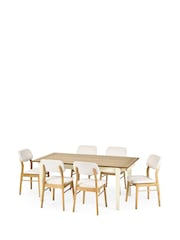 Julian Bowen Larissa Rectangular Extending Dining Table - Εικόνα 12 του 13