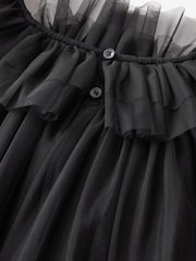 Black Mesh Party Dress (3-16yrs) - Image 8 of 8