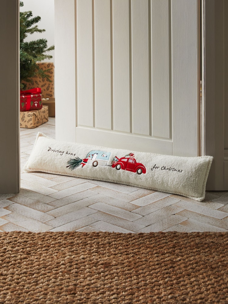 Ivory Driving Home For Christmas Draught Excluder - Image 1 of 5