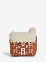 Brown Gingerbread House Christmas Doorstop - Image 4 of 5