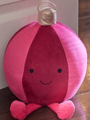 Multi Christmas Bauble Velvet Doorstop - Image 2 of 5