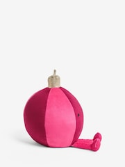 Multi Christmas Bauble Velvet Doorstop - Image 4 of 5