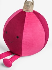 Multi Christmas Bauble Velvet Doorstop - Image 5 of 5
