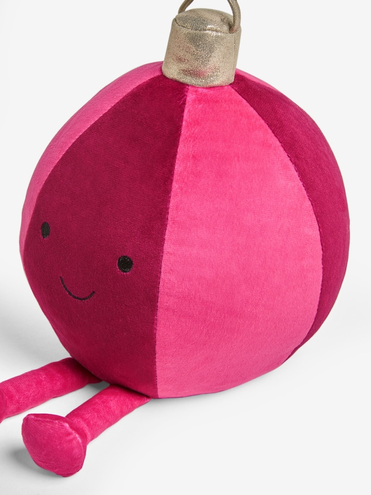 Multi Christmas Bauble Velvet Doorstop - Image 5 of 5