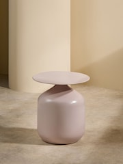 MADE.COM Nude White Zuri Side Table - Image 2 of 6