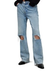 AllSaints Blue Wendel Destroy Jeans - Image 1 of 10