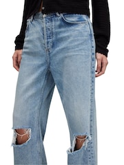 AllSaints Blue Wendel Destroy Jeans - Image 7 of 10