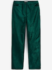 Teal Blue Premium Velvet Trousers - Image 6 of 9